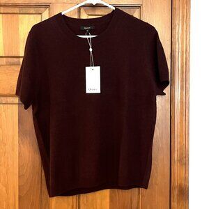 NWT Mongolian Cashmere Burgundy Sweater